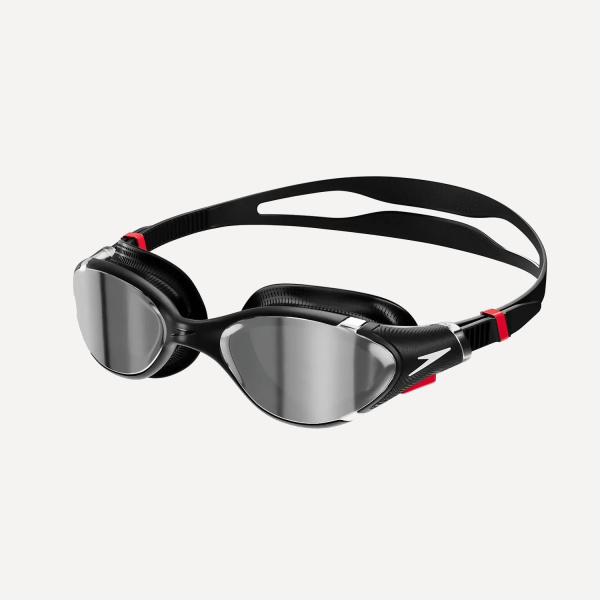 Очки для плавания Speedo Biofuse 2.0 Mirror (зеркальные; черный/серебрянный)